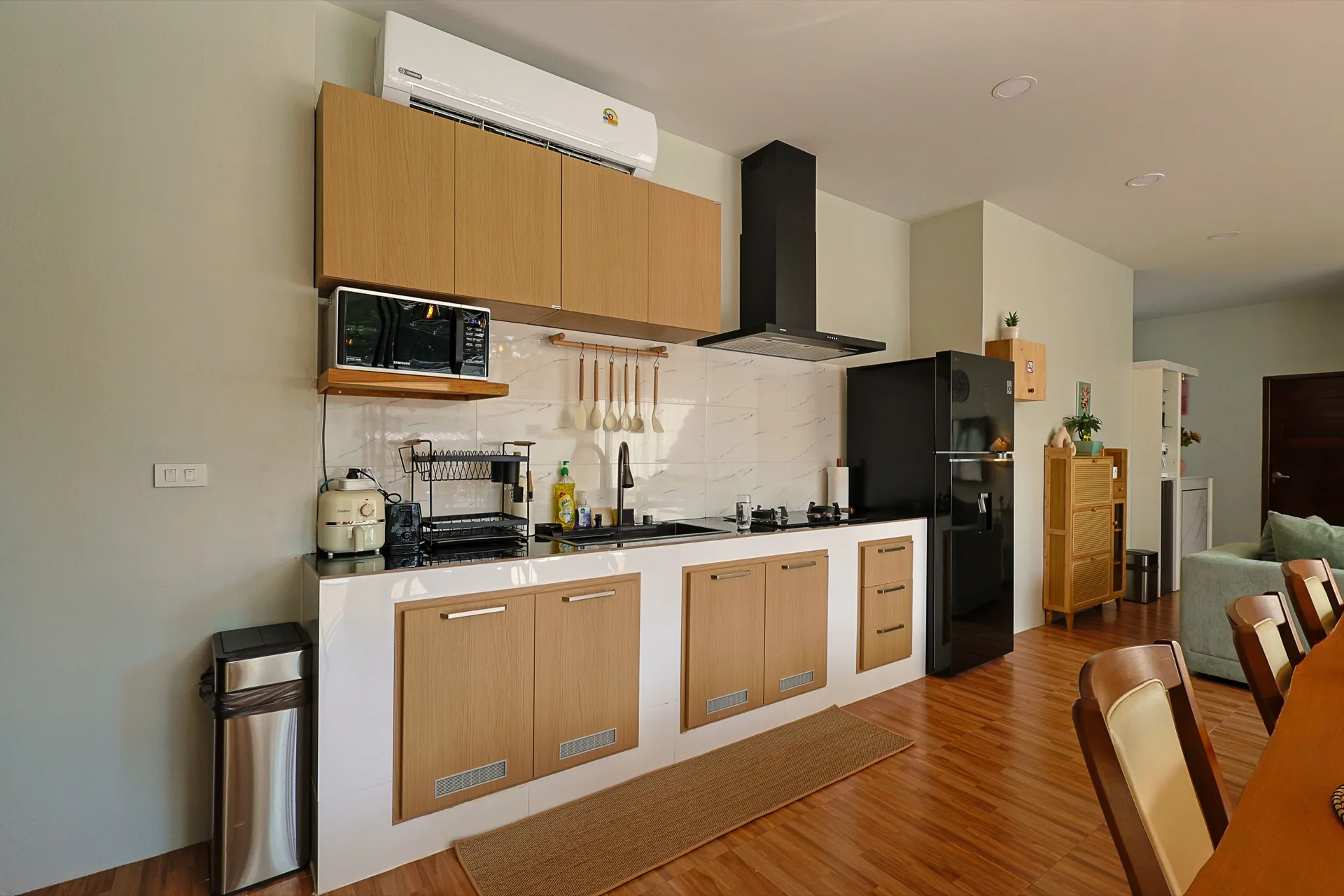 Fully equipped kitchen