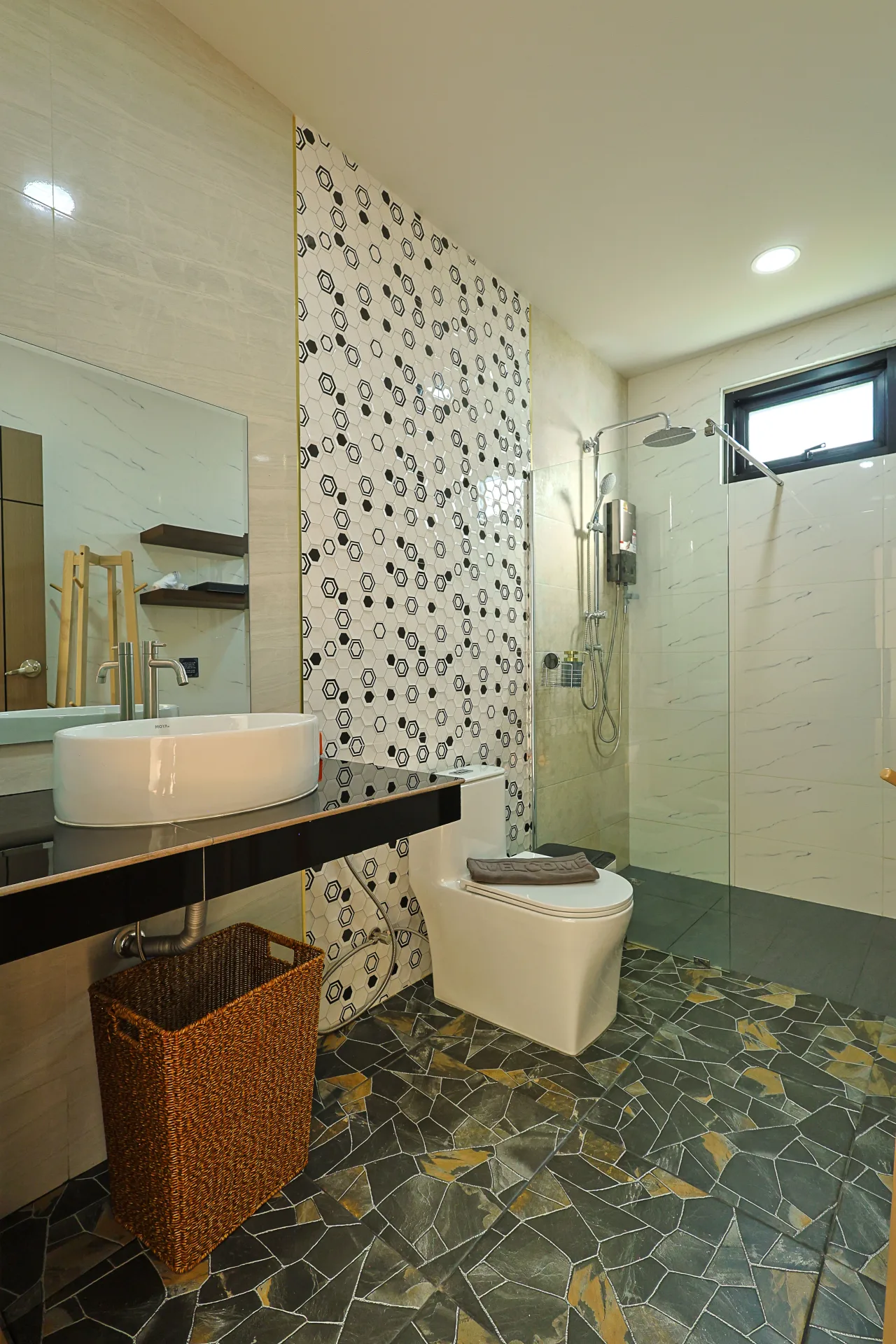 First bathroom